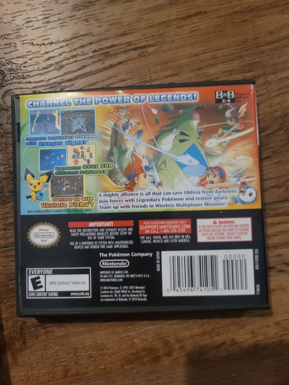 Pokemon Ranger Guardian Signs - Nintendo DS Complete. Comes With Strategy Guide!